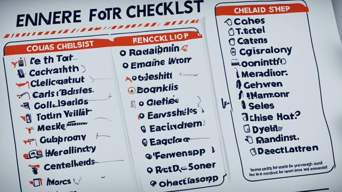 Engine Repair Checklist